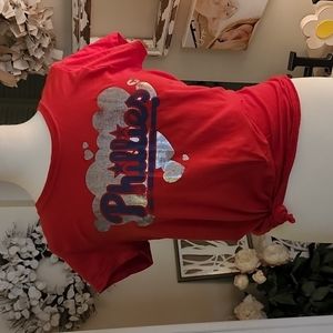 5th & Ocean with Victoria's Secret PINK Philadelphia Phillies T-Shirt, Size L